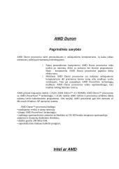 AMD. Procesoriai ir naujovės 6 puslapis