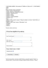 Blankų, šablonų, anketų ("form") panaudojimas internetiniame puslapyje 6 puslapis