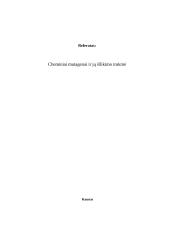 Cheminiai mutagenai ir jų išlikimo trukmė