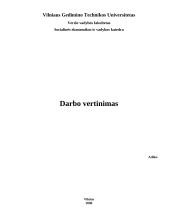 Darbo vertinimas įmonėje