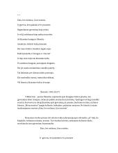Mačernio eilėraščio analizė ir interpretacija