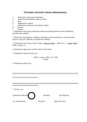 Privalomi rekvizitai visiems dokumentams 2 puslapis