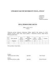 Privalomi rekvizitai visiems dokumentams 3 puslapis