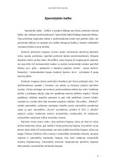 Specialybės kalbos aprašas 6 puslapis