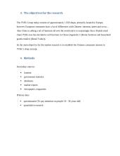 The draft for market research in China: "JYSK" 2 puslapis