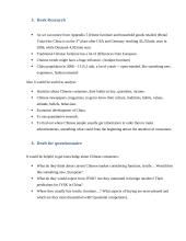 The draft for market research in China: "JYSK" 3 puslapis