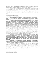 Vitaminų reikšmė žmogaus organizmui 5 puslapis