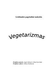 Vegetarizmas ir jo tipai