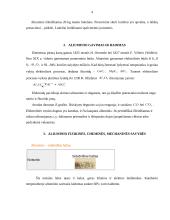 Aliuminis, jo gavimas, savybės, junginiai bei lydiniai 4 puslapis