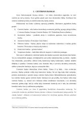 Centrinis bankas (CB) ir pinigų politika 5 puslapis