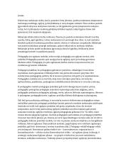 Apie pedagogo veiklą