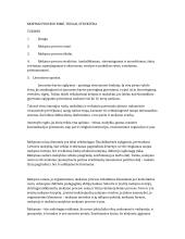 Mokymo proceso esmė, tikslai, struktūra