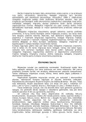 Emigracijos ir migracijos dinamika besivienijančioje Europoje 11 puslapis