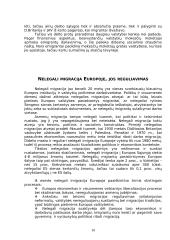 Emigracijos ir migracijos dinamika besivienijančioje Europoje 10 puslapis