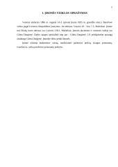 Funkcionuojantys dokumentai ir jų apžvalga įmonėje 5 puslapis