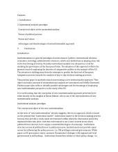 New institutionalism