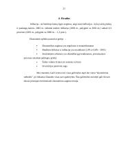 Infliacijos procesas ir ekonominis augimas Lietuvoje 20 puslapis