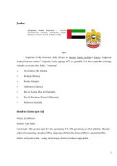 Žinios apie Jungtinius Arabų Emyratus 2 puslapis
