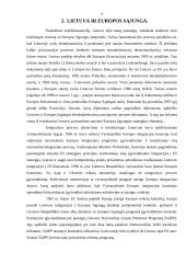 Lietuvos ir Europos Sąjungos (ES) santykiai asociacijos su Europos Sąjunga laikotarpiu (1995-2000) 6 puslapis