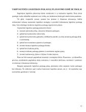 Logistikos planavimas 13 puslapis