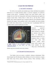 Neutrinai ir jų įtaka 3 puslapis