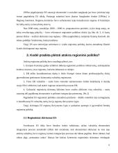 Regioninė politika - Europos sąjungos struktūrinės politikos dalis 5 puslapis