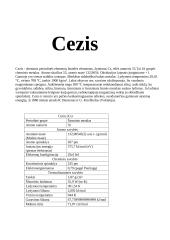 Rubidis, cezis, francis 5 puslapis