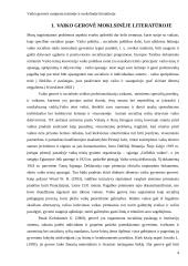 Vaiko gerovė mokslinėje bei teisinėje literatūroje 4 puslapis