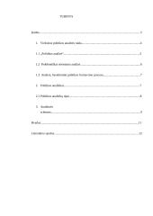 Viešosios politikos analizė