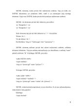 XML ir XHTML vaidmenys puslapio kūrime 7 puslapis