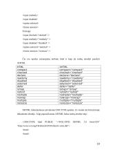 XML ir XHTML vaidmenys puslapio kūrime 8 puslapis