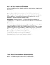 Muitų (muitinių) administravimo pagrindai