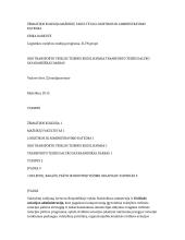 Oro transporto veiklos teisinis reguliavimas