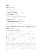 Politinės partijos ideologijos reikšmė. Pasirinktos politinės partijos programos analizė