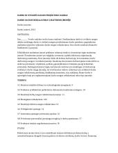 Darbo saugos reikalavimai X maitinimo įmonėje