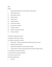 Organizacijos valdymo struktūra ir charakteristikos