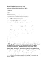 Socialinė parama, teikiama šeimoms ir vaikams