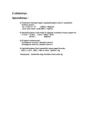 Vandeniniai  tirpalai. Vandens tarša, valymas ir apsaugos būdai. 8 puslapis