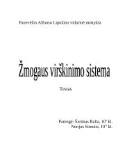 Virškinimo sistema 5 puslapis