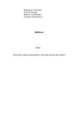 Apklausa: Kiek laiko ruošiate namų darbus ir kiek laiko skiriate laisvalaikiui 8 puslapis