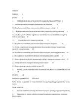 Viešojo keleivinio transporto organizavimas X rajone