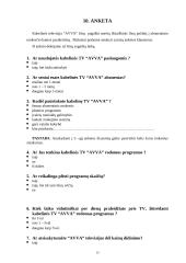 Marketingo tyrimas: televizija UAB "Avva" 13 puslapis