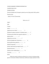 Duomenų klasifikavimo bei kaupimo apskaitos procese įtaka įmonės veiklos analizei