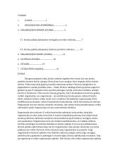 Išorinė ir vidinė organizacijos aplinkos