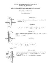 Daugiagrandžiai krumpliniai mechanizmai