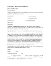 V. Į. Rietavo miškų urėdijos Pauškių (Aukštojo) tyro telmologinio draustinio pažintinio tako įrengimo projektas