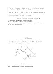 Teorinė mechanika - išspręsta užduotis 3 puslapis