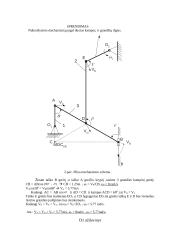 Teorinė mechanika - išspręsta užduotis 4 puslapis