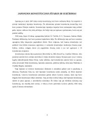 Lietuvos ir Japonijos konstitucijų lyginamoji analizė 4 puslapis