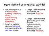 Sudėtiniai bejungtukiai sakiniai 9 puslapis